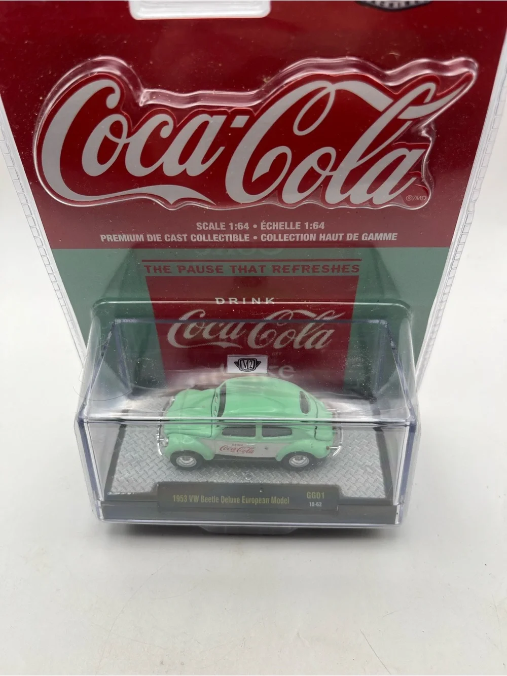 Coca Cola Mint Green Collectible Toy Car M2